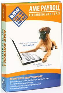 AME PAYROLL SMALL BUSINESS (WIN XP,VISTA,WIN 7)