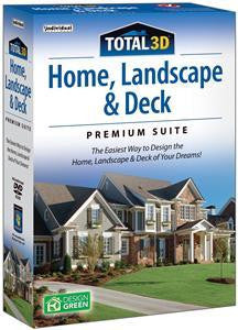 TOTAL 3D HOME, LANDSCAPE & DECK SUITE 12 (WIN 2000,XP,VISTA,WIN 7,WIN 8)