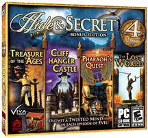 HIDE AND SECRET BONUS EDITION 4 PACK (WIN XP,VISTA,WIN 7,WIN 8)