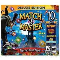 MATCH-3 MASTER 10-PACK JEWEL CASE JC (WIN XP,VISTA,WIN 7)