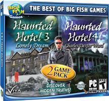 HAUNTED HOTEL 3 & 4  DOUBLE PACK JC (WIN XP,VISTA,WIN 7,WIN 8)