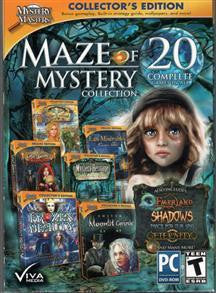 MYSTERY MASTERS: MAZE OF MYSTERY 20-PACK AMR (WIN XP,VISTA,WIN 7,WIN 8)