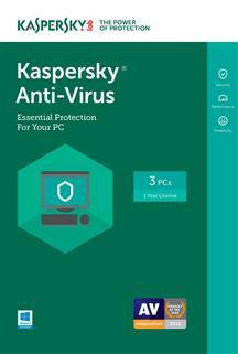 KASPERSKY ANTI-VIRUS 2017 3 USER (WIN XP,VISTA,WIN 7,WIN 8,WIN 8.1)