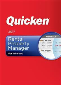 QUICKEN 2017 RENT PROP MGR AMZN WMT OTHR (COMPUTER ACCESSORIES)
